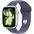 Умные часы Apple Watch Series 11 42 мм (алюминиевый корпус, серебристый/фиолетовый туман, спортивный силиконовый ремешок M/L)