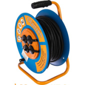Удлинитель на катушке Glanzen EB-30-009 (30 м, синий)