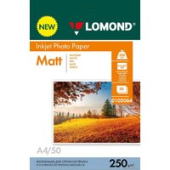 Фотобумага Lomond односторонняя матовая А4 250 г/м2 50 л 0102064