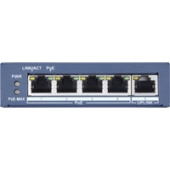 Неуправляемый коммутатор Hikvision DS-3E0505P-E