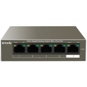 Неуправляемый коммутатор Tenda TEG1105P-4-63W