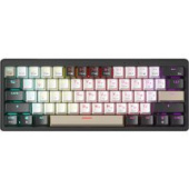 Клавиатура JEGG ZA61 White Black Brown (TNT Yellow)