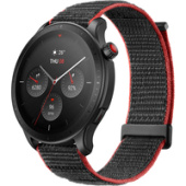 Умные часы Amazfit GTR 4 (серый, с черным нейлоновым ремешком)