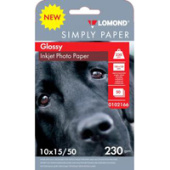 Фотобумага Lomond односторонняя эконом глянцевая 10x15 230 г/м2 50л