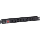 Блок розеток ExeGate ServerPro PDU-19H808 Al-8С13-C14-SW