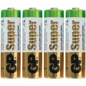 Батарейка GP Super Alkaline AA 4 шт. [GP15ARS-2SB4]