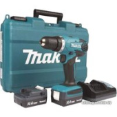 Ударная дрель-шуруповерт Makita HP347DWE (с 2-мя АКБ, кейс)