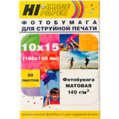 Фотобумага Hi-Black Hi-Image матовая 10x15, 140 г/м2, 50 л [A21176]
