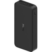 Внешний аккумулятор Xiaomi Redmi Power Bank 20000mAh (черный, международная версия)