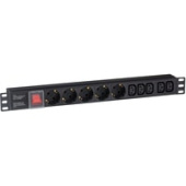 Блок розеток ExeGate ServerPro PDU-19H008 Al-5C135S-C14-SW