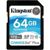 Карта памяти Kingston Canvas Go! Plus SDXC 64GB