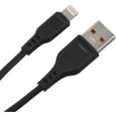 Кабель GoPower 00-00018568 USB Type-A - Lightning (1 м, черный)