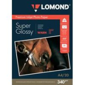 Фотобумага Lomond Суперглянцевая A4 340 г/м2 20 листов [1100301]