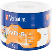 DVD-R диск Verbatim 4.7Gb 16x 43793 (50 шт.)