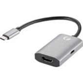 Адаптер VCOM CU452A USB 3.2 Gen2 Type-C - HDMI (nan м, серебристый)