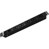 Блок розеток Rem R-10-10C13-I-440-Z (10 розеток, без шнура питания)