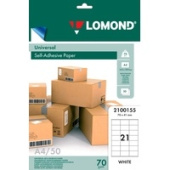 Самоклеящаяся бумага Lomond самоклеящаяся A4 70 г/м2 50 л 2100155