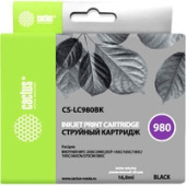 Картридж CACTUS CS-LC980BK (аналог Brother LC980BK)