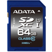Карта памяти ADATA Premier SDXC UHS-I (Class 10) 64GB (ASDX64GUICL10-R)