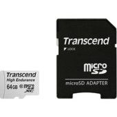 Карта памяти Transcend microSDXC HE (Class 10) UHS-I 64GB + адаптер [TS64GUSDXC10V]