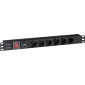 Блок розеток ExeGate ServerPro PDU-19H607 Al-6S-C14-SW-SPD1