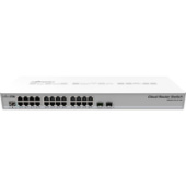 Управляемый коммутатор 3-го уровня Mikrotik CRS326-24G-2S+RM