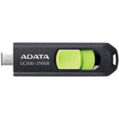 USB Flash ADATA UC300 256GB (черный/зеленый)