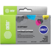 Картридж CACTUS CS-EPT0807 (аналог Epson EPT0807)