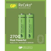 Аккумулятор GP ReCyko+ AA 2700 2 шт. GP270AAHCE-2GBE2