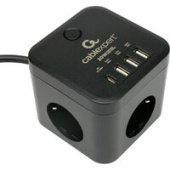 Сетевой фильтр Cablexpert CUBE-3-CU3-B-1.5