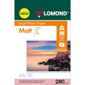 Фотобумага Lomond односторонняя матовая А4 280 г/м2 50 л 0102058
