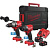 Наборы электроинструментов Milwaukee M18 ONEPP2A3-502X 4933493244 (шуруповерт, винтоверт, 2 АКБ, кейс)