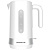 Электрический чайник Polaris PWK 1803C Water Way Pro (белый)