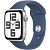 Умные часы Apple Watch SE 2 44 мм (алюминиевый корпус, серебристый/синий деним, спортивный силиконовый ремешок M/L)