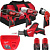 Наборы электроинструментов Milwaukee M12 M12BPP4A-202B 4933441240 (шуруповерт, винтоверт, фонарик, сабельная пила, 2 АКБ, сумка)