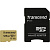 Карта памяти Transcend microSDXC 500S 128GB + адаптер
