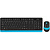 Офисный набор A4Tech Fstyler FG1010 (черный/синий)