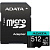 Карта памяти ADATA Premier Pro AUSDX512GUI3V30SA2-RA1 microSDXC 512GB (с адаптером)