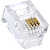 Коннектор Cablexpert MP-6P4C/100