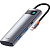 Док-станция Baseus Metal Gleam Series 7-in-1 Multifunctional Type-C WKWG020113
