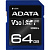 Карта памяти ADATA Premier Pro ASDX64GUI3V30S-R SDXC 64GB